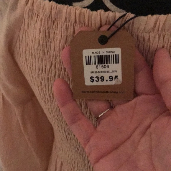 New with tags Earthbound peach dress - Picture 4 of 5